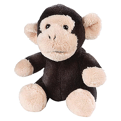 Pluche mini chimpansee knuffel