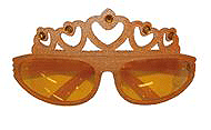 Oranje kroontje bril
